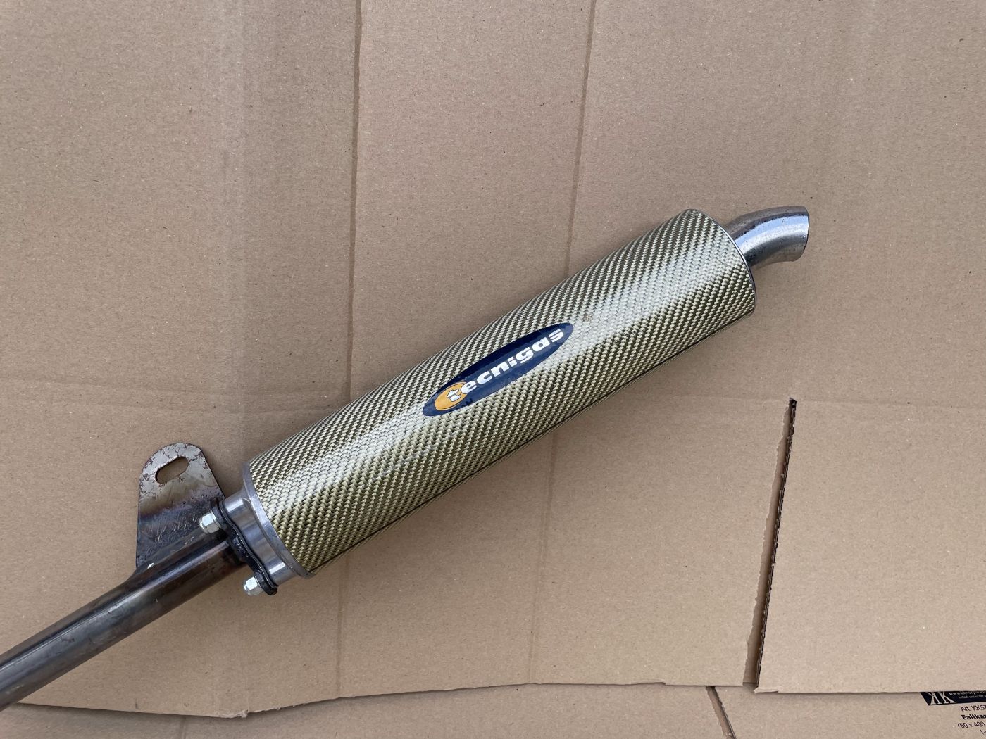 Tecnigas Auspuff - Rieju, Yamaha, Generic, Derbi, Malaguti, Beta ? exhaust (118-V)