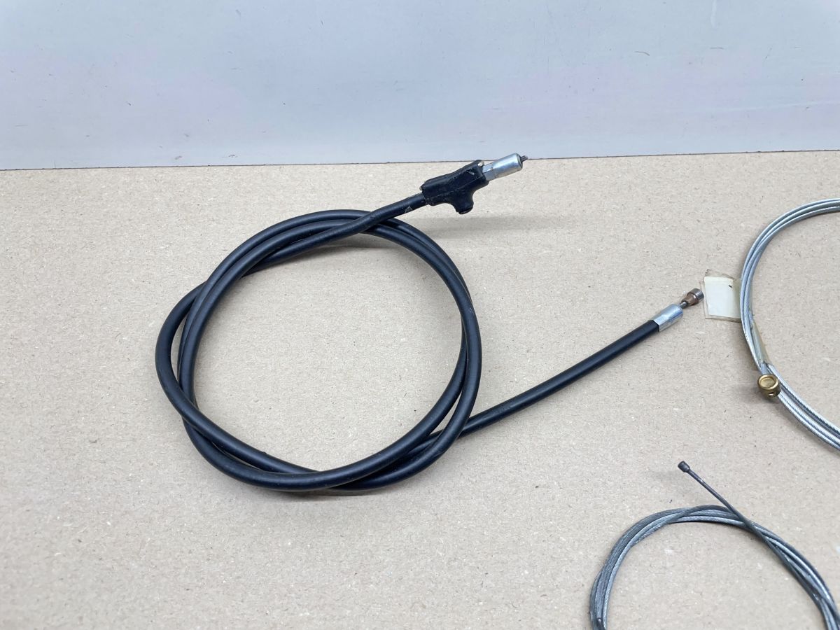 5 Stk. Kupplungszug, Bremszug, Gaszug ? NOS - Hercules KTM Mofa Moped (39-40)