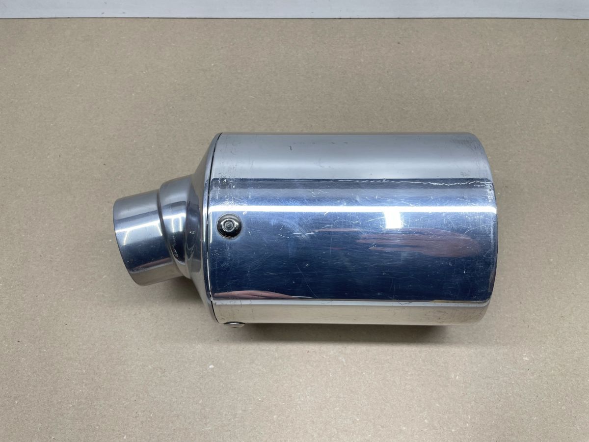 Auspuffblende Endstück Oval 100 x 120mm Motorrad Universal BMW Suzuki Yamaha (118-18)