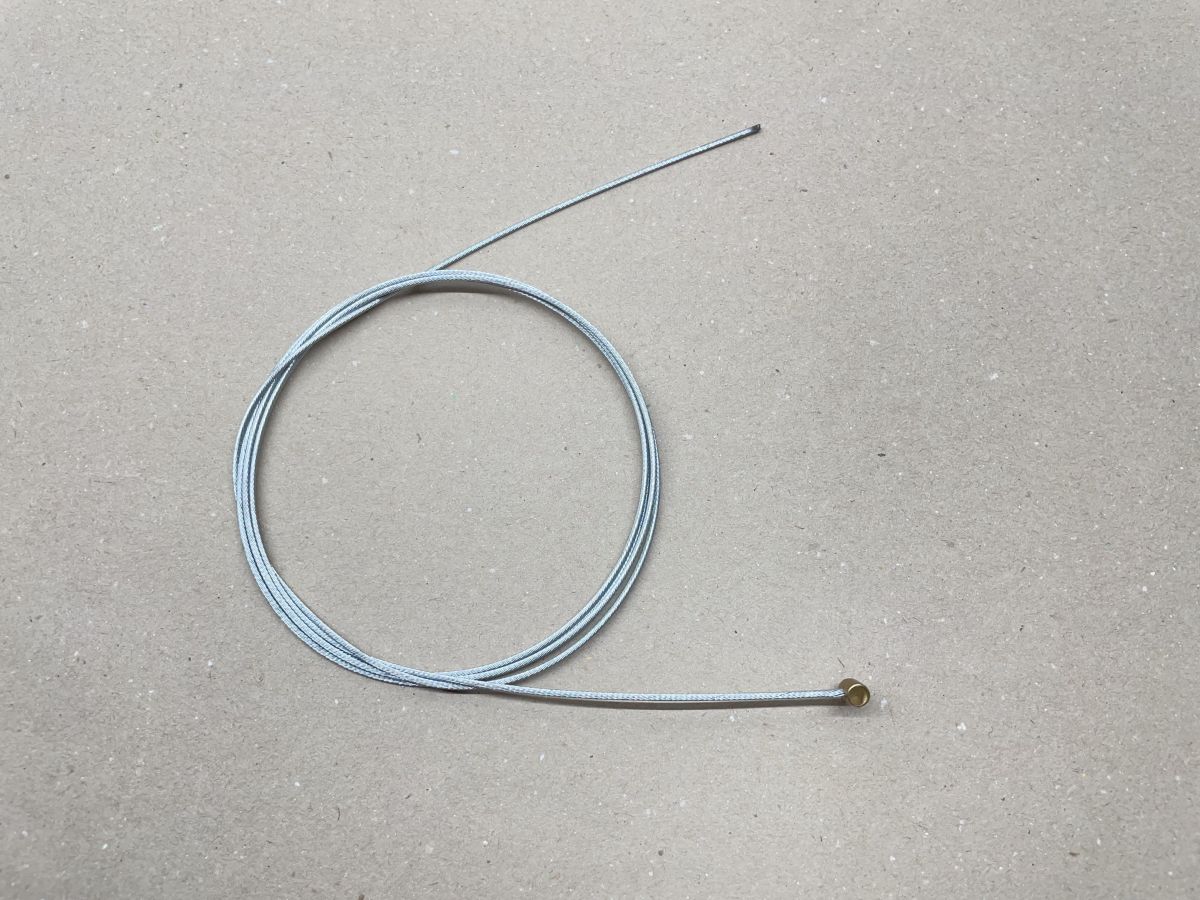 2x Schaltzug Innen 1600 x 1,5mm Zugseil Mofa Moped Hercules KTM Kreidler (94-544)