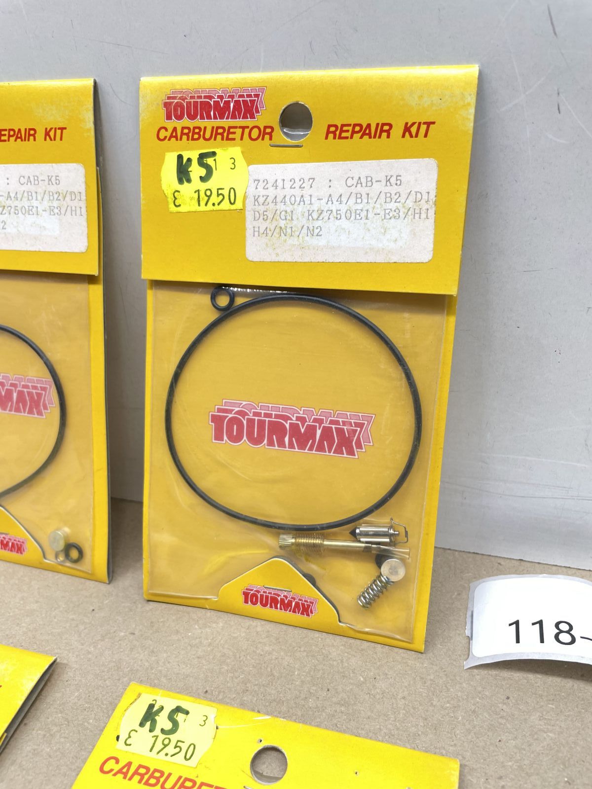 4x Vergaser Reparatursatz CAB-K5 / Kawasaki KZ440 KZ750 (118-23)