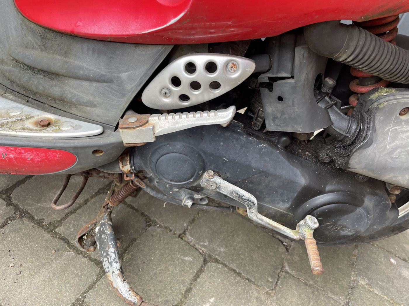 Kymco Cobra Cross - Abdeckung Rahmen Verkleidung links rechts fairing  (114)
