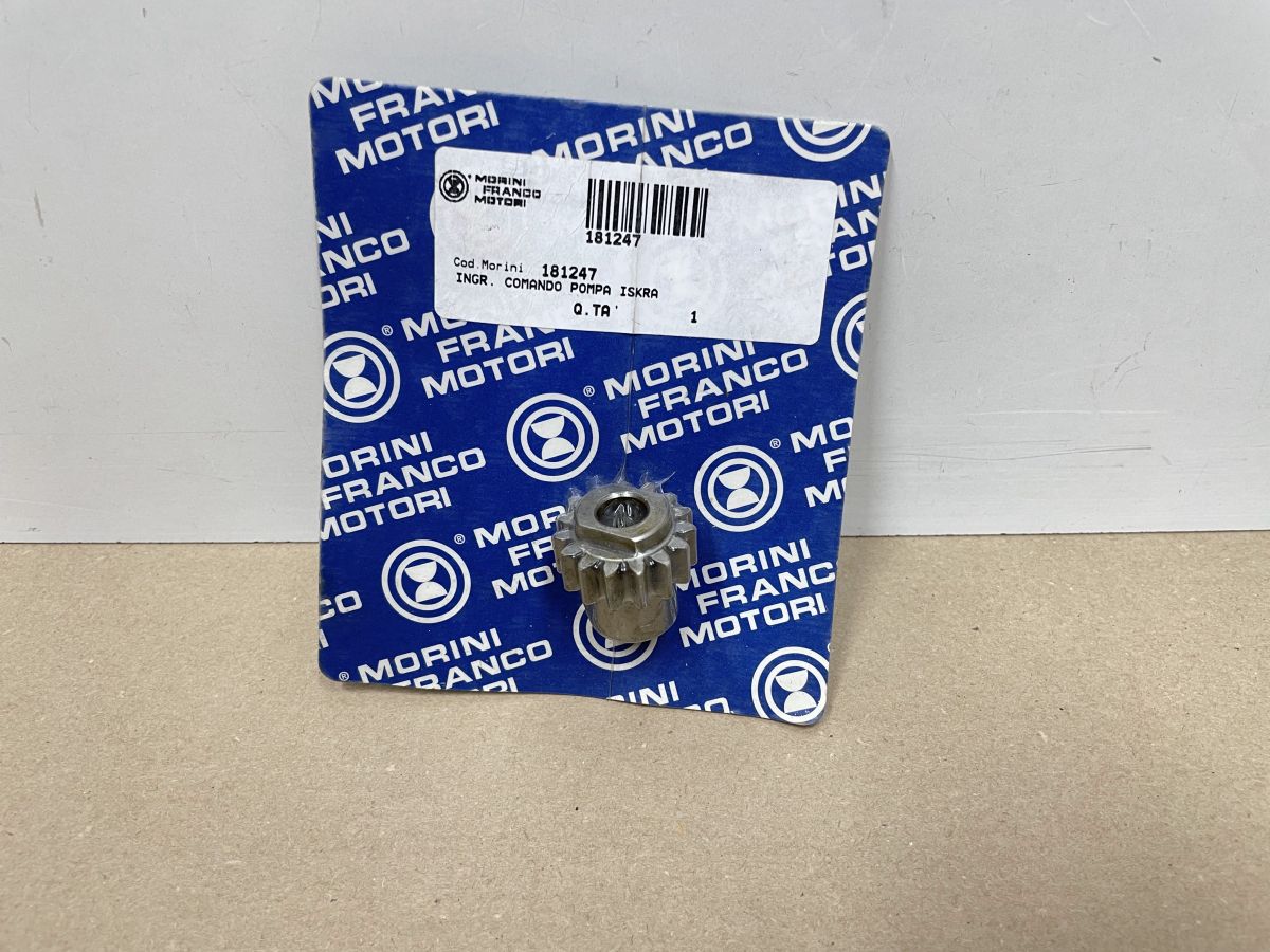 Morini Motor - comando pompa iskra 181247  pump control Zahnrad (118-13)