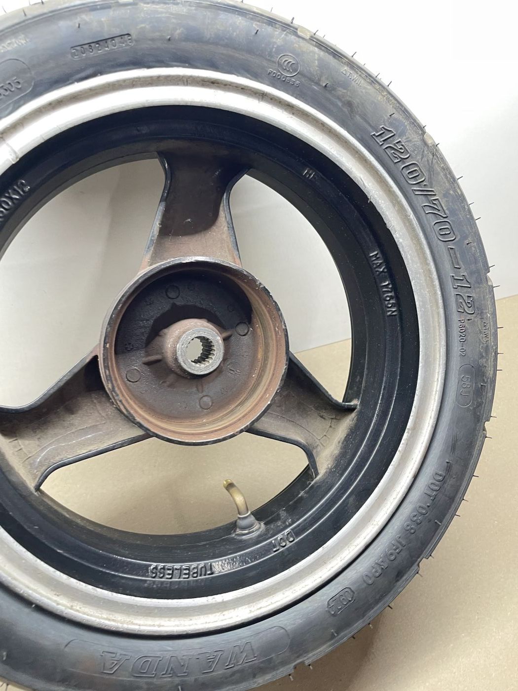 Kymco Cobra Cross - Hinterrad Reifen Felge hinten wheel (114)