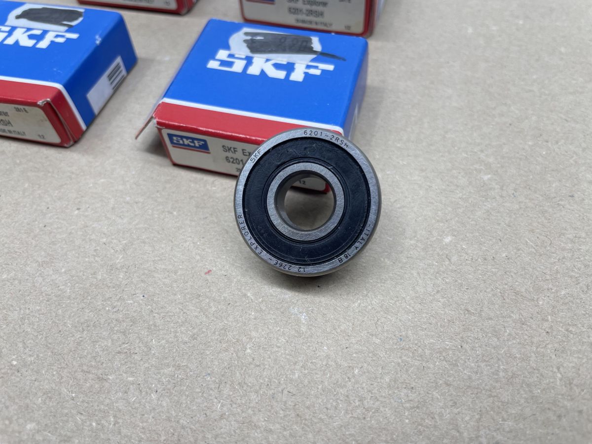 4x SKF 6201 2RSH (12x32x10 mm) Kugellager (2RS) Rillenkugellager (118-17)