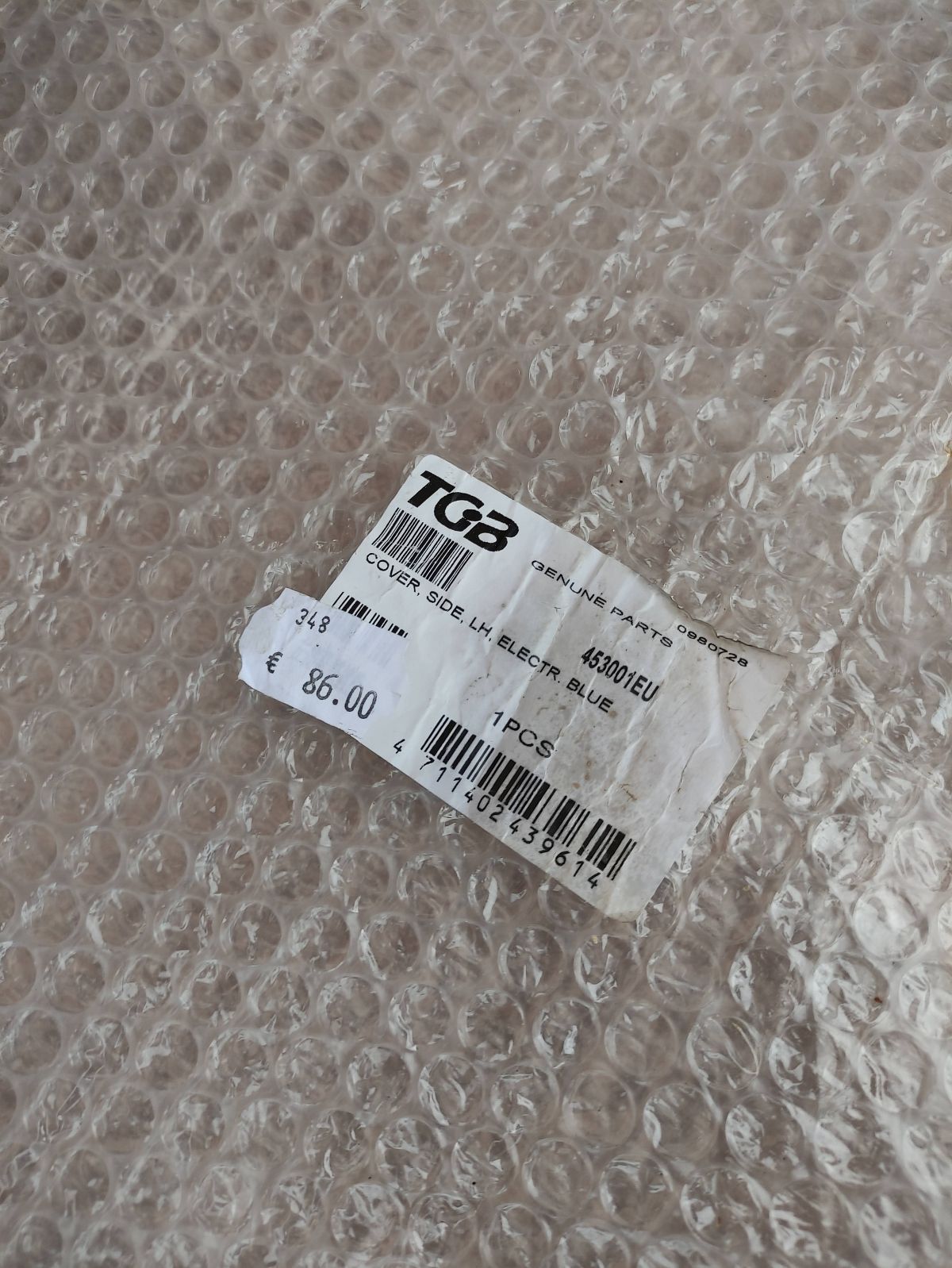 Pegasus Corona TGB 303R Hawk Seitenteil Verkleidung links 453001 fairing (40)