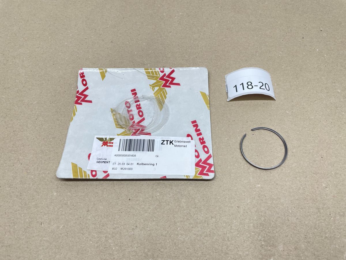 Franco Morini S6-E Motor - 1x Kolbenring 39mm piston ring  261003 LEM Malaguti (118-20)