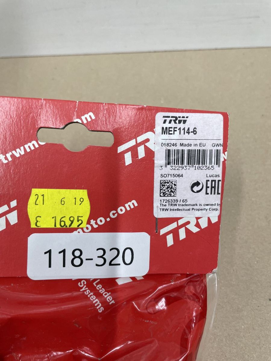 TRW MEF 114-6 Kupplungsfedern  SUZUKI RM85 RM125 YAMAHA TT350 XT500  (118-7)
