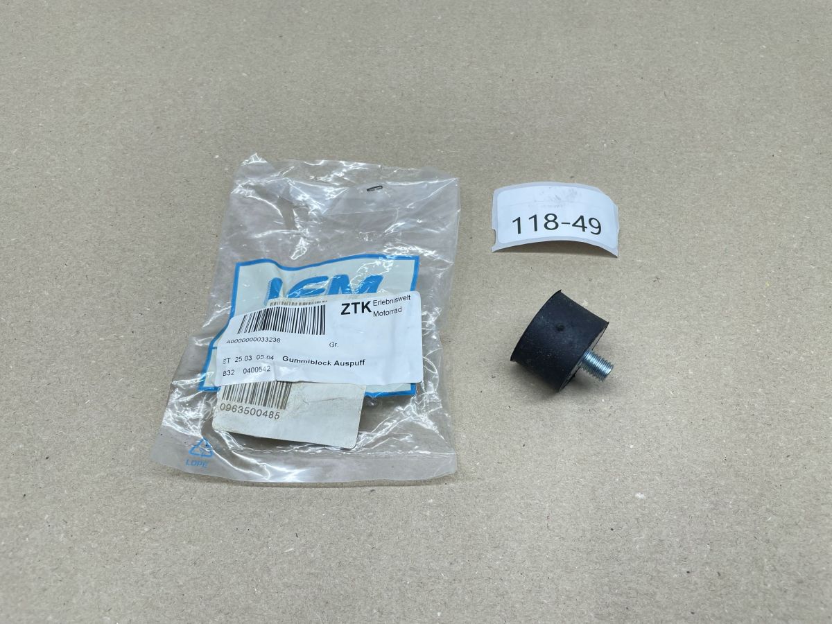 LEM LX2 LX3 R2 R3 - Silentblock Auspuff 0400542 exhaust mounting rubber bush (118-21)