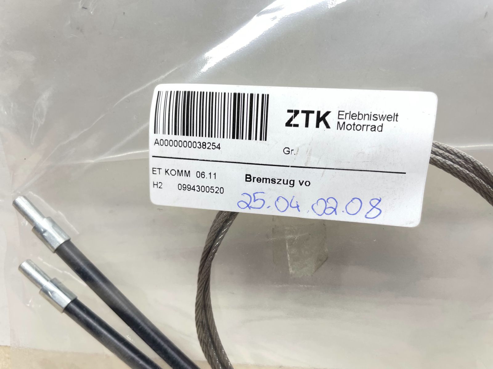 LEM Condor S6 - 2x Doppel Bremszug vorne 0994300520 front double brake cable (118-28)