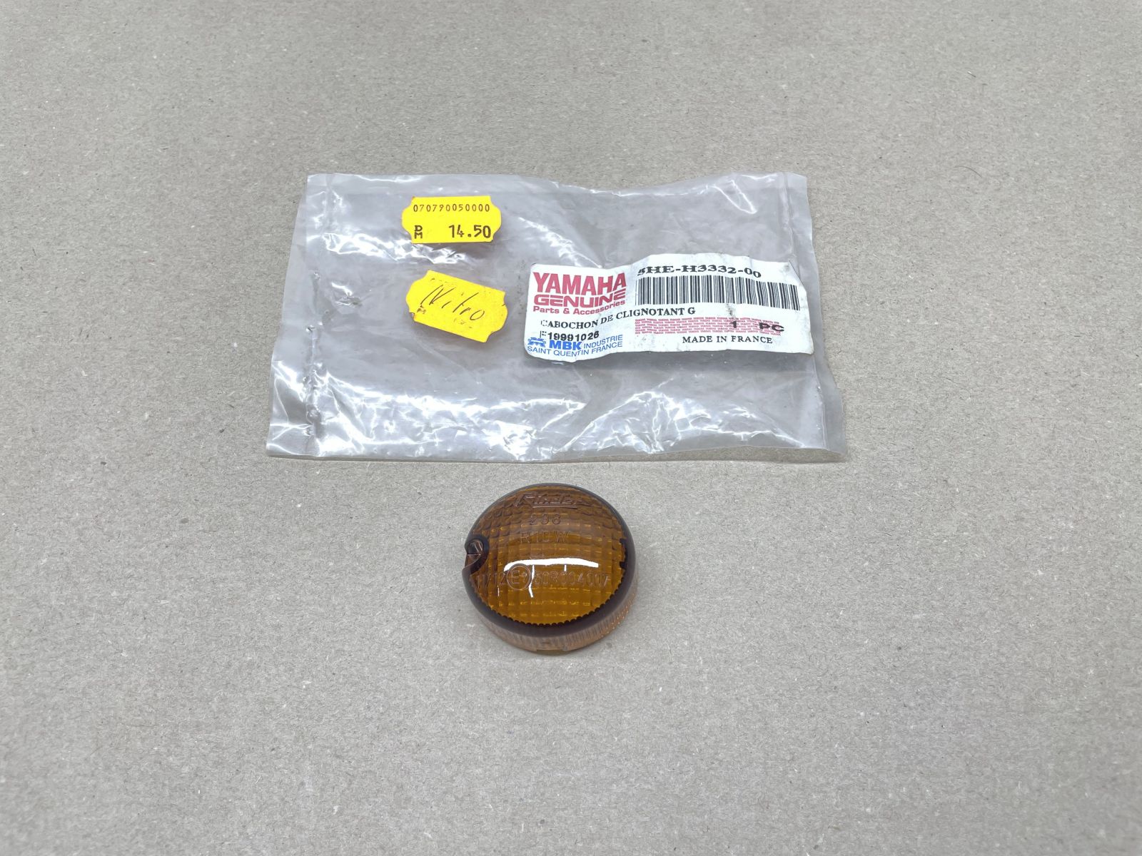 Yamaha Aerox / MBK Nitro - Blinkerglas links 5HE-H3332-00 NEU (118-23)
