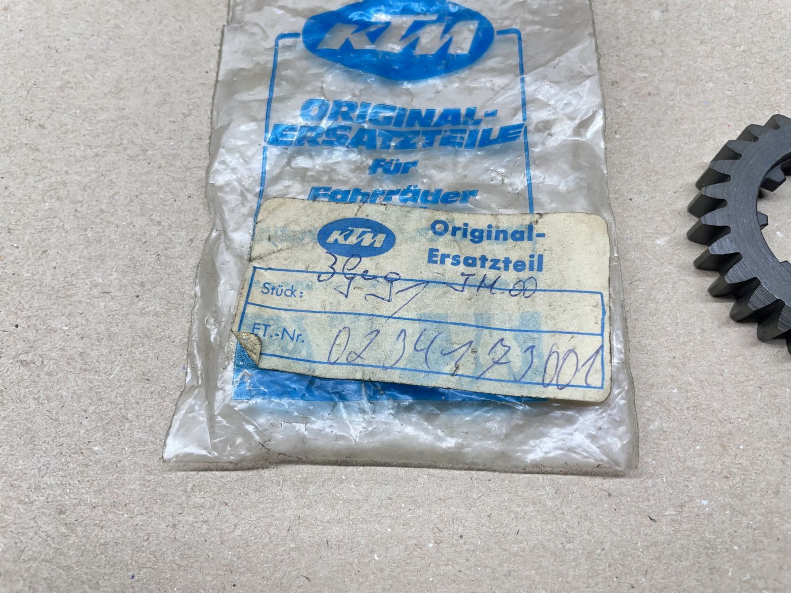ORIGINAL SACHS 3 GANG Zahnrad 0234 173 001 NOS Sachs Motor Hercules KTM (39-31)