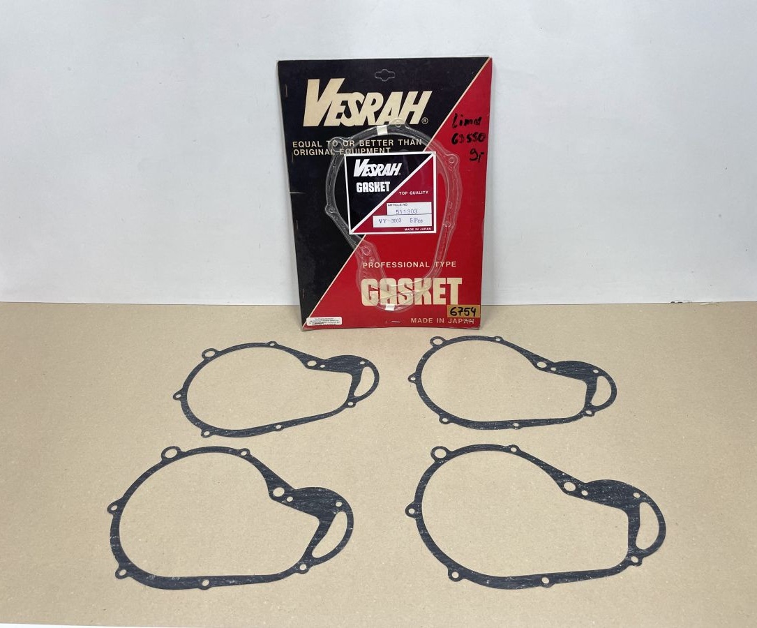 4x Suzuki GS 500 / GS 550 - Kupplungsdeckeldichtung clutch cover gasket (118-15)