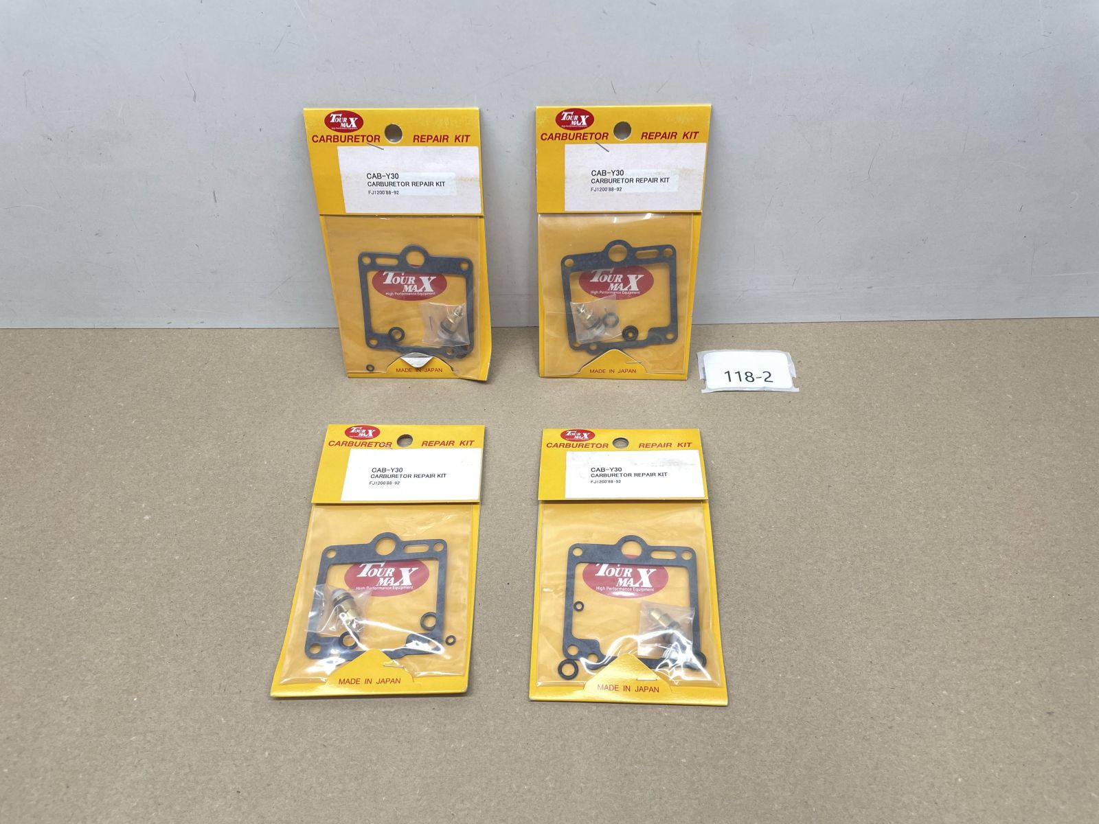 4x Vergaser Reparatursatz CAB-Y30 /  Yamaha FJ1200 carburetor repair kit (118-23)