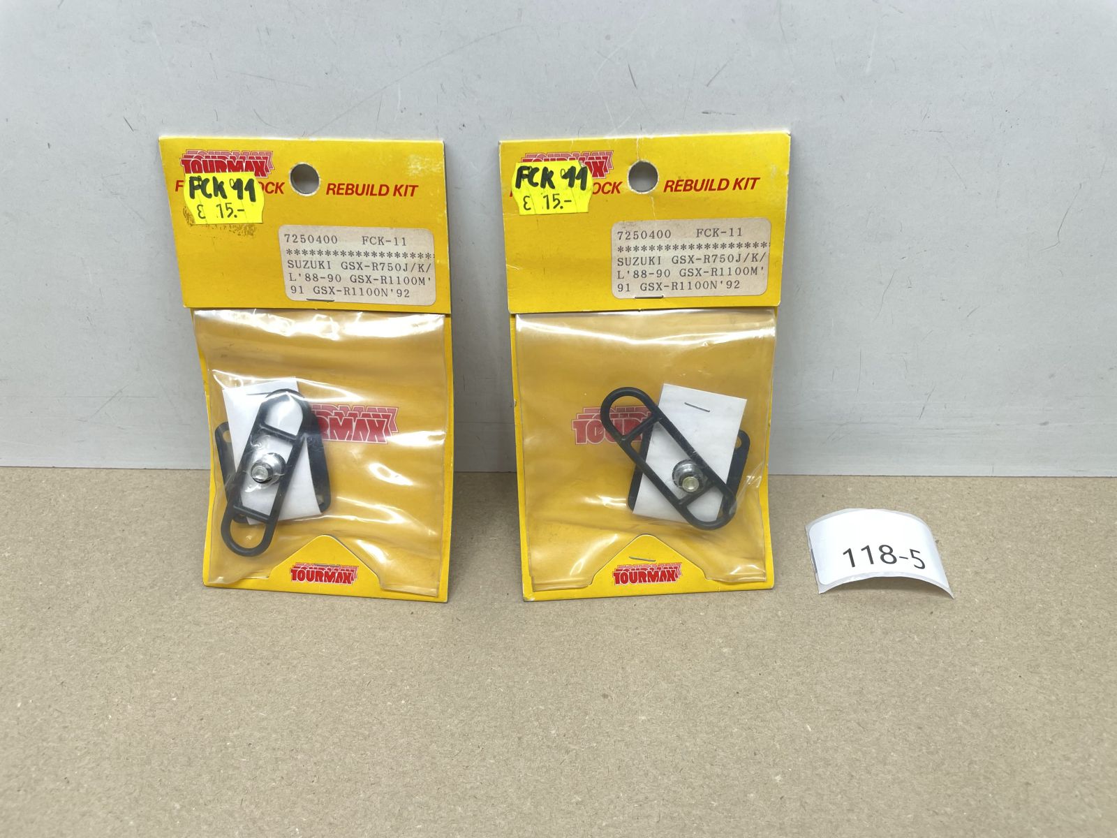 2x Benzinhahn Reparaturset Tourmax FCK-11 /  Suzuki GSXR1100 GSXR750 (118-23)