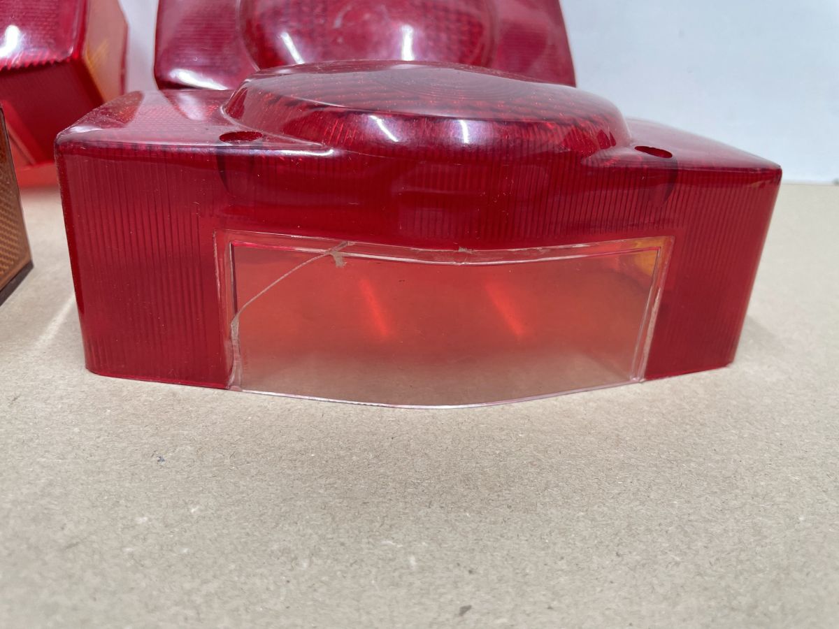 4x Rücklichtglas taillight lens - Honda CB 200 350 400 450 500 550 750  (118-14)
