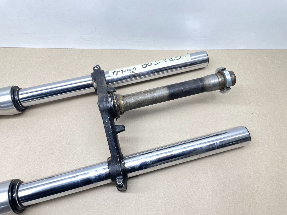 KAWASAKI EL 250 - Federgabel Telegabel Gabelholm Federung front fork  (118)