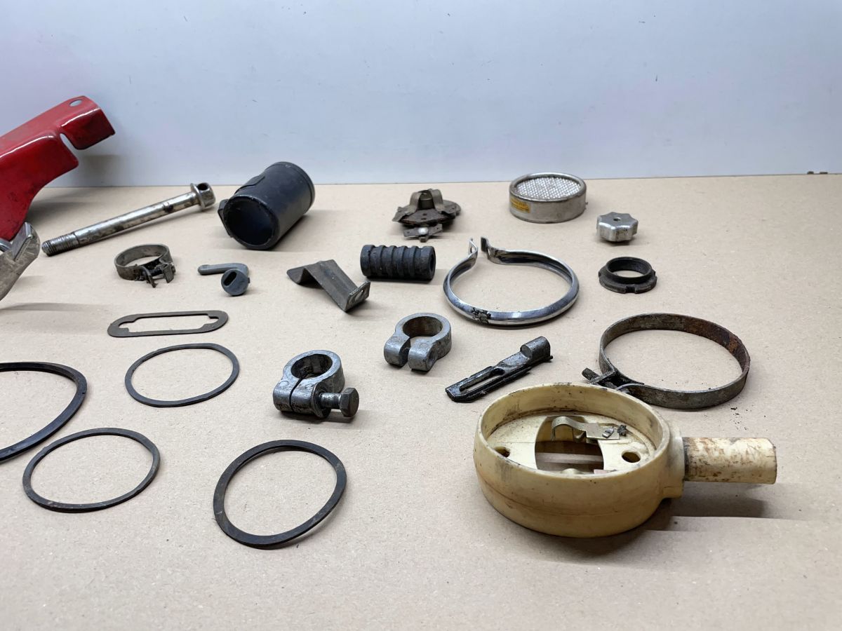 Simson Schwalbe original Teile Verkleidung Schaltwippe Luftfilter Schraube etc.