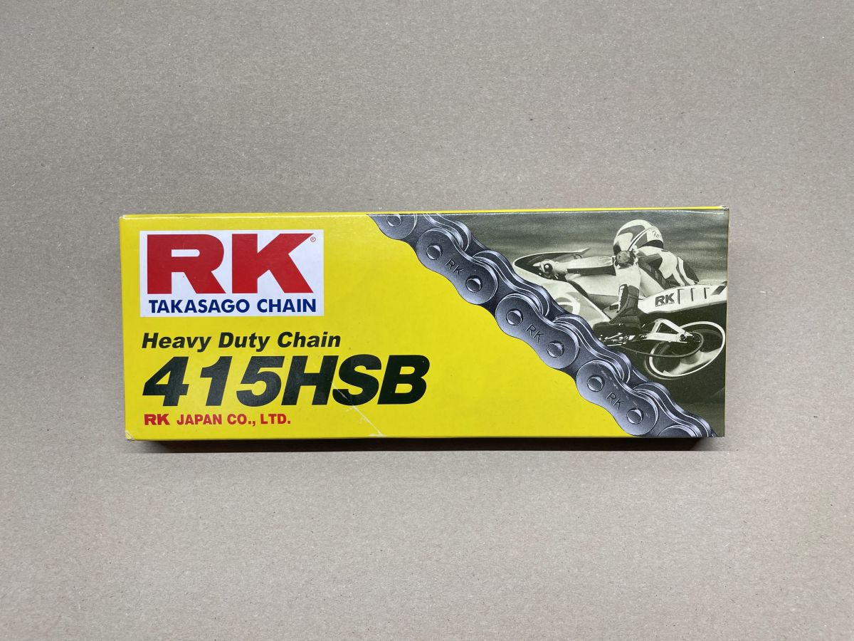 RK Kette 415HSB 1/2 x 3/16 verstärkt 106 Glieder mit Schloss  Antriebskette (94-35)