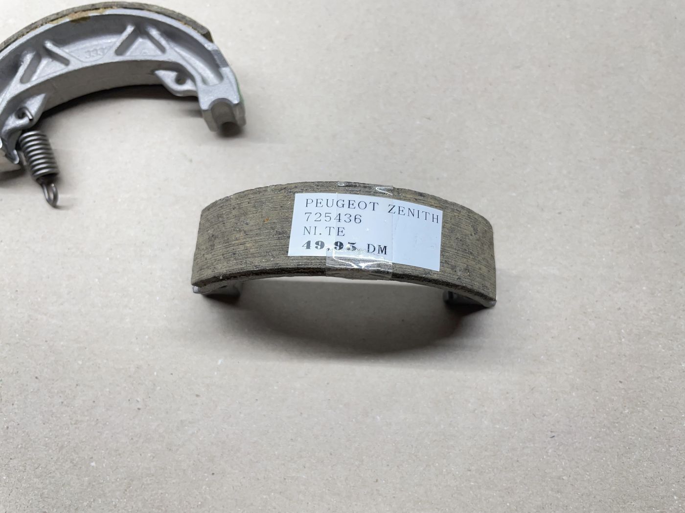 Peugeot Zenith - original Leleu Bremsbacken 105mm x 25mm NOS  (39-75R)