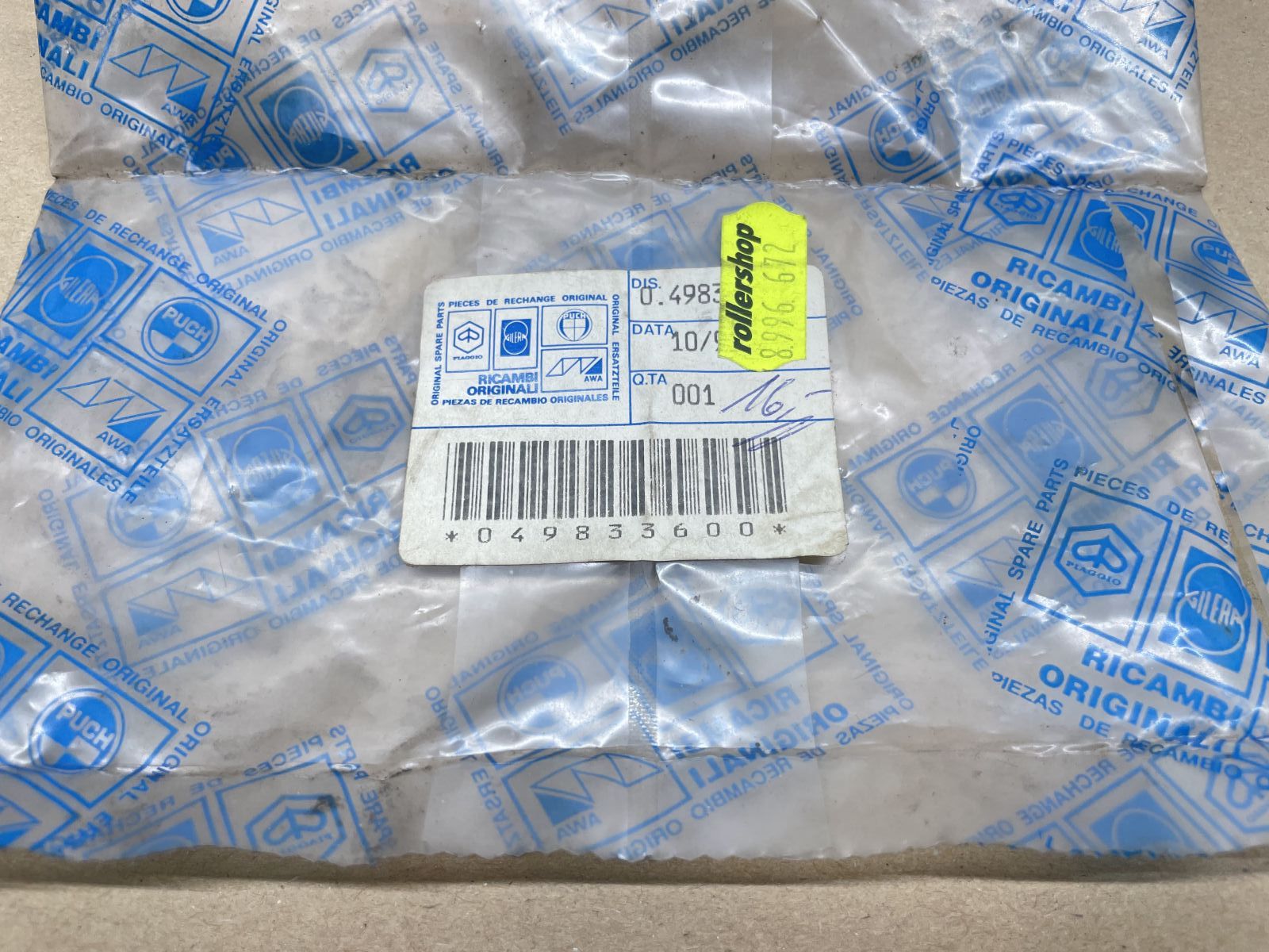 Piaggio TPH NRG ZIP - ORIGINAL DellOrto PHVA Vergaser Dichtungen NOS (W7)