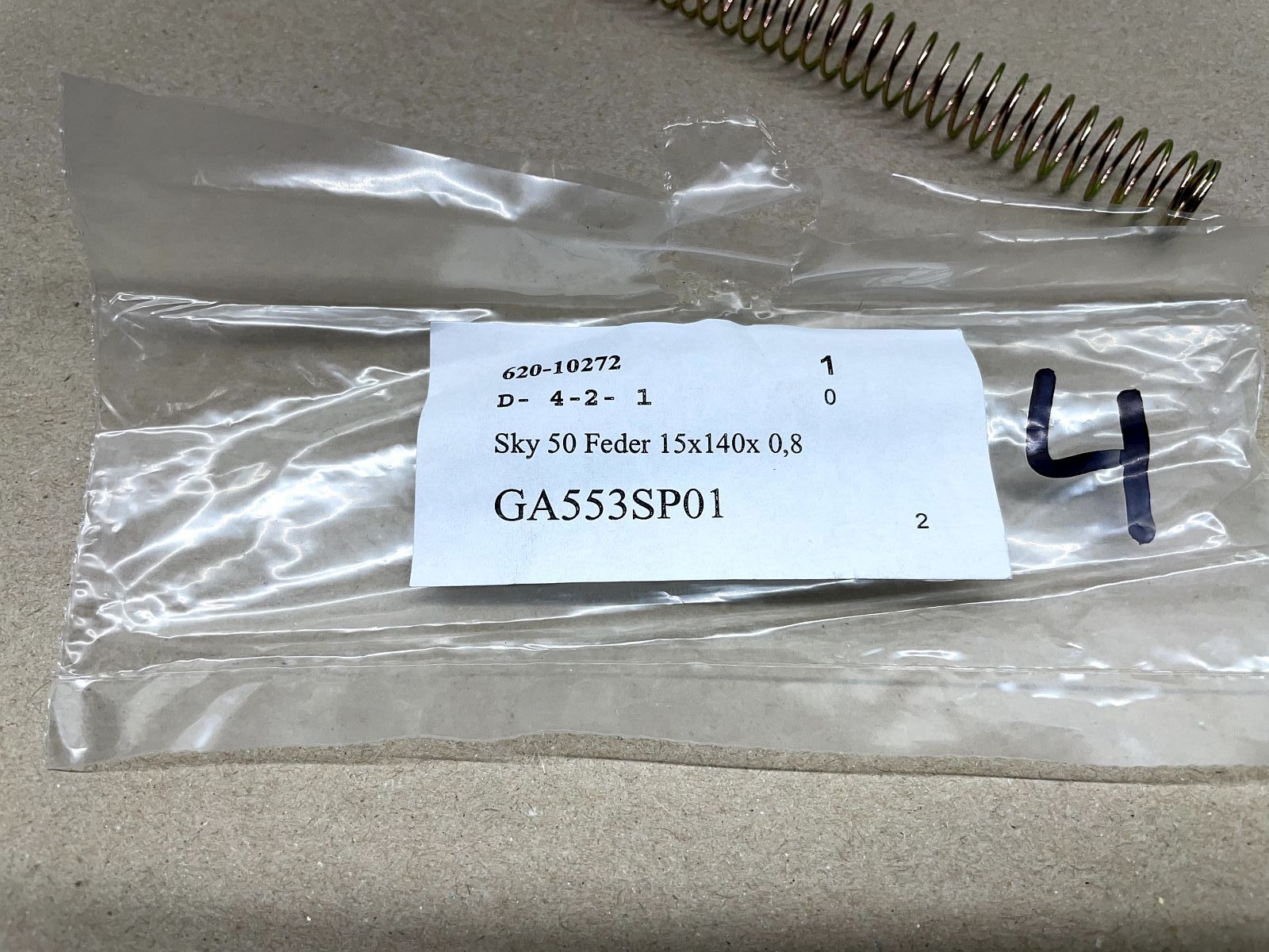Pegasus Corona SKY 50 125 Feder Benzinschlauch Tank Vergaser Spring TGB (40-23)