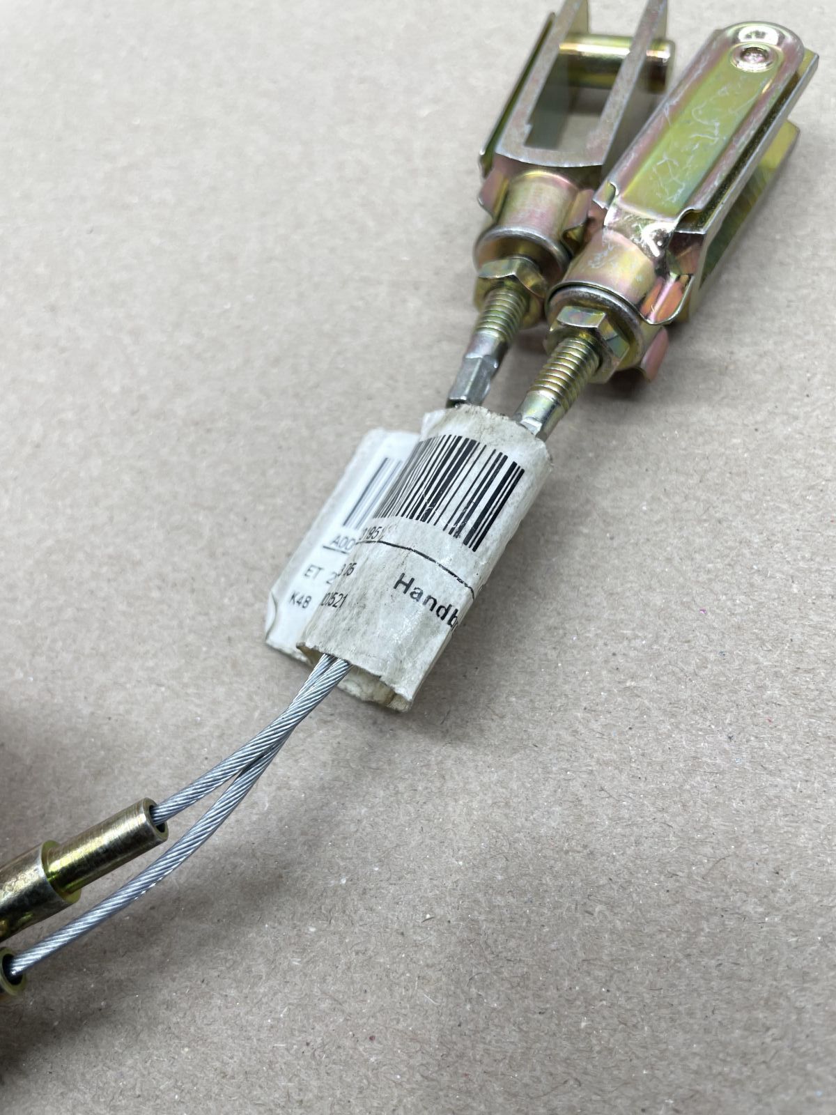 LEM Cayman / Beetlebug - 2x Bremszug vorne 0973800521 front brake cable  (118-28)