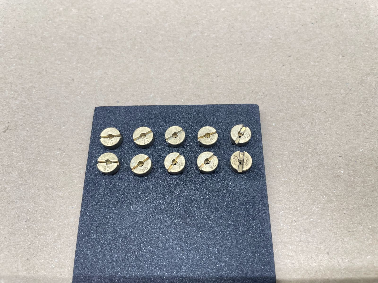 Düsenset 5mm -  70 72 78 80 82 85 88 90 92  für Dellorto Vergaser NEU (W7)