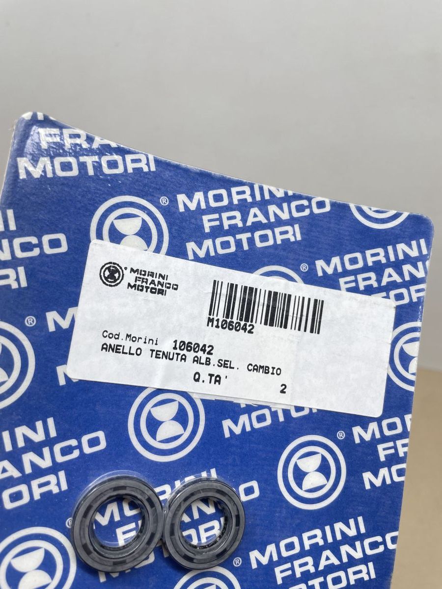Franco Morini FM65 - 2x Dichtring Kickstarterwelle gear selector shaft seal (118-21)