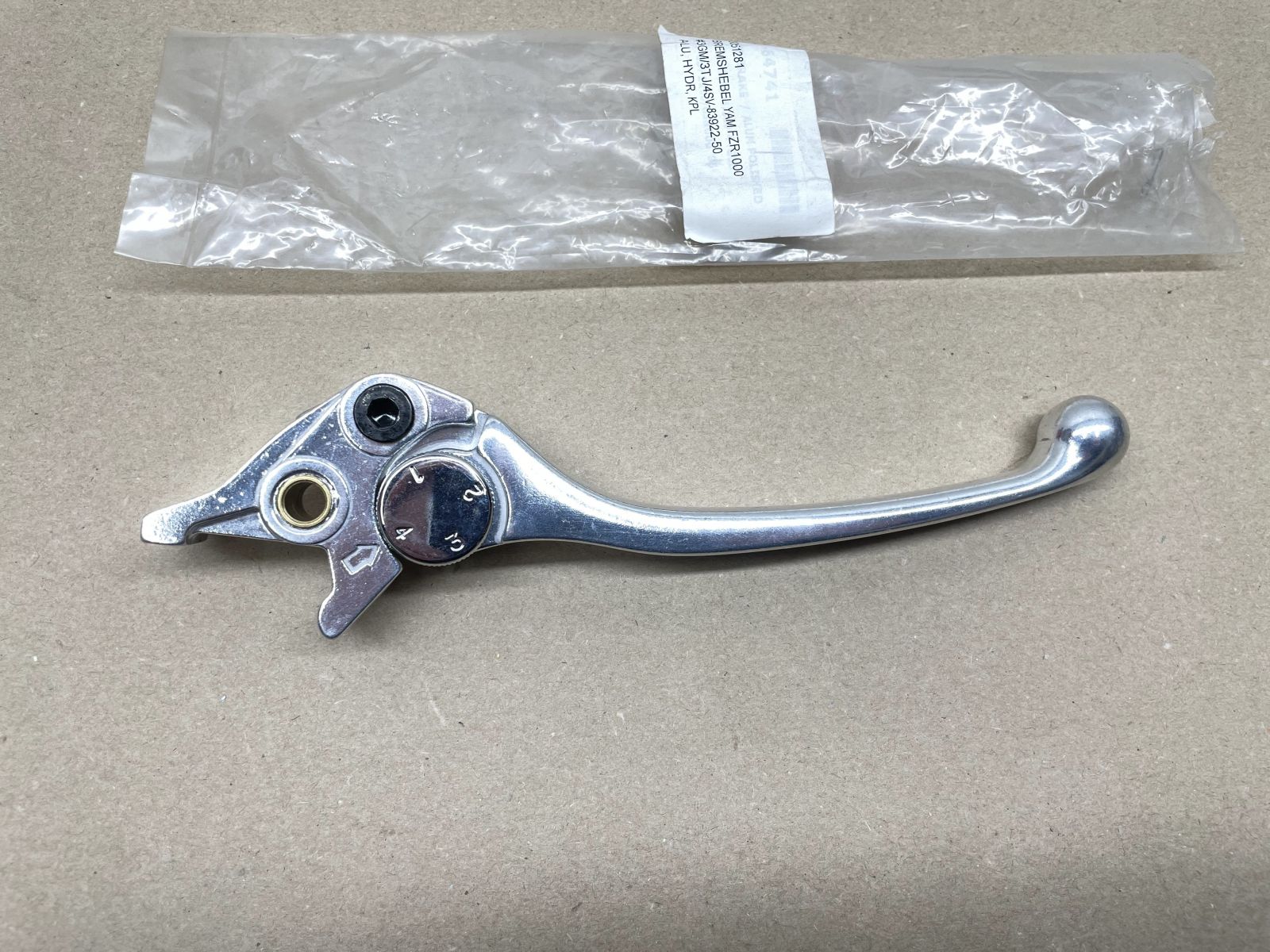 Yamaha FZR1000 - Bremshebel rechts mit Versteller NEU brake lever (118-24)