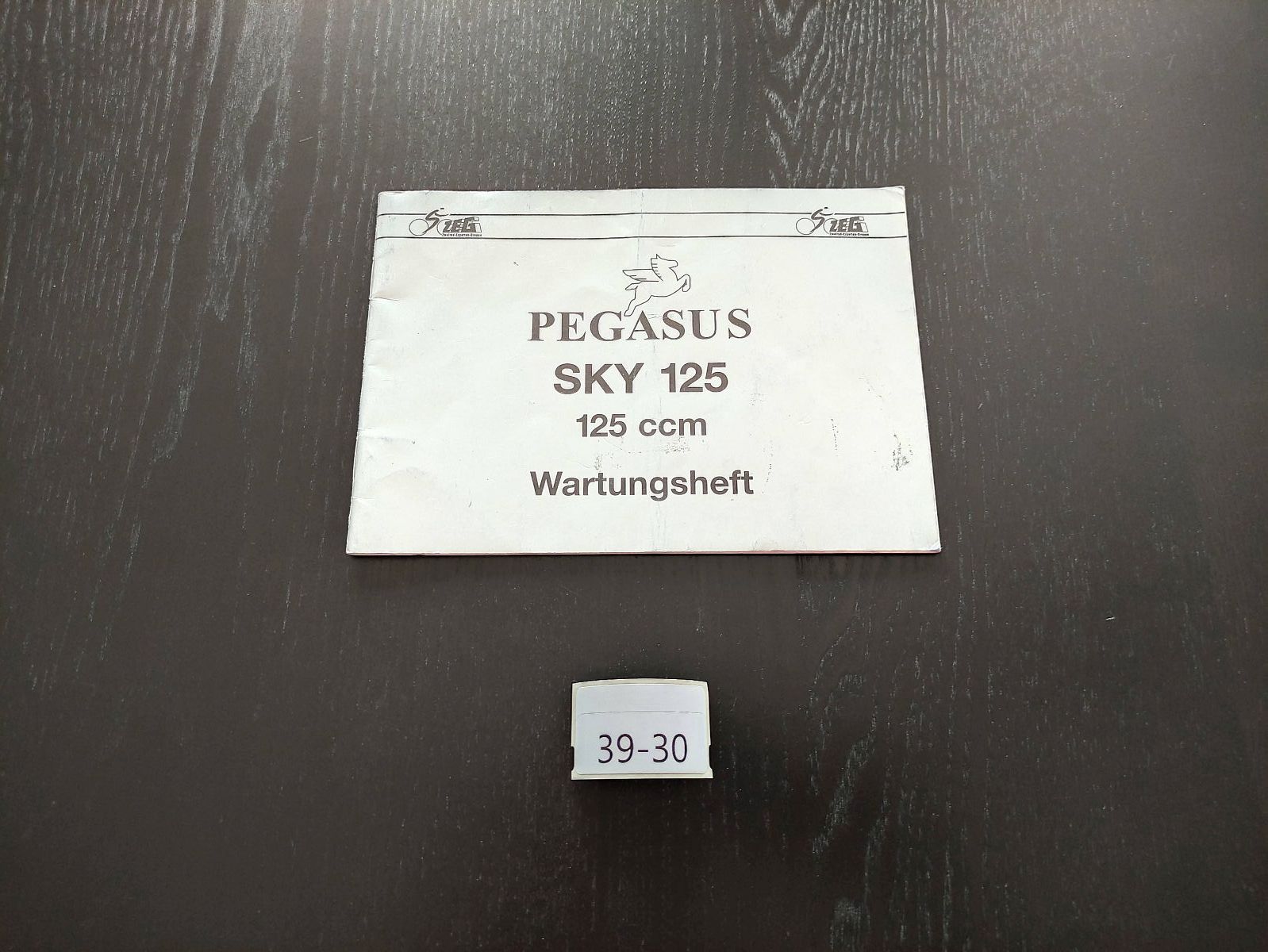 Pegasus SKY 125 TGB - ORIGINAL Wartungsheft Inspektion Service Motor  (39)