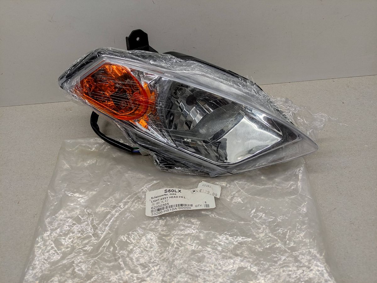 Pegasus S50 LX ORIGINAL Scheinwerfer Links NEU Headlight Blinker (40-2)