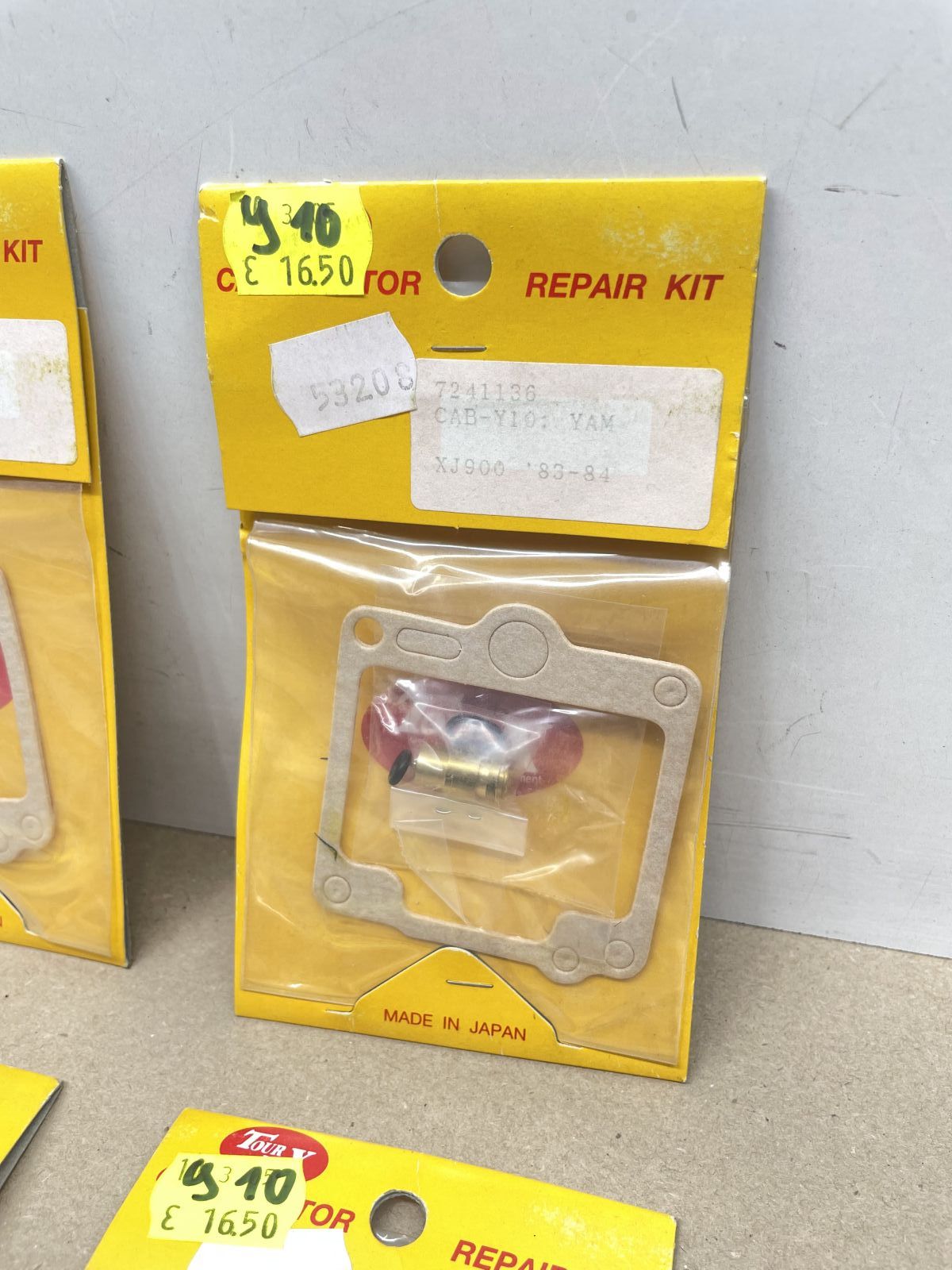 4x Vergaser Reparatursatz CAB-Y10 / Yamaha X900 carburetor repair kit (118-23)