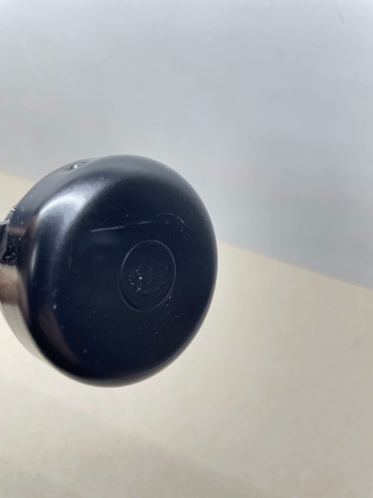Fahrradklingel Widek Krone Schwarz Rund Schelle Mofa Moped Saxonette (94-198)