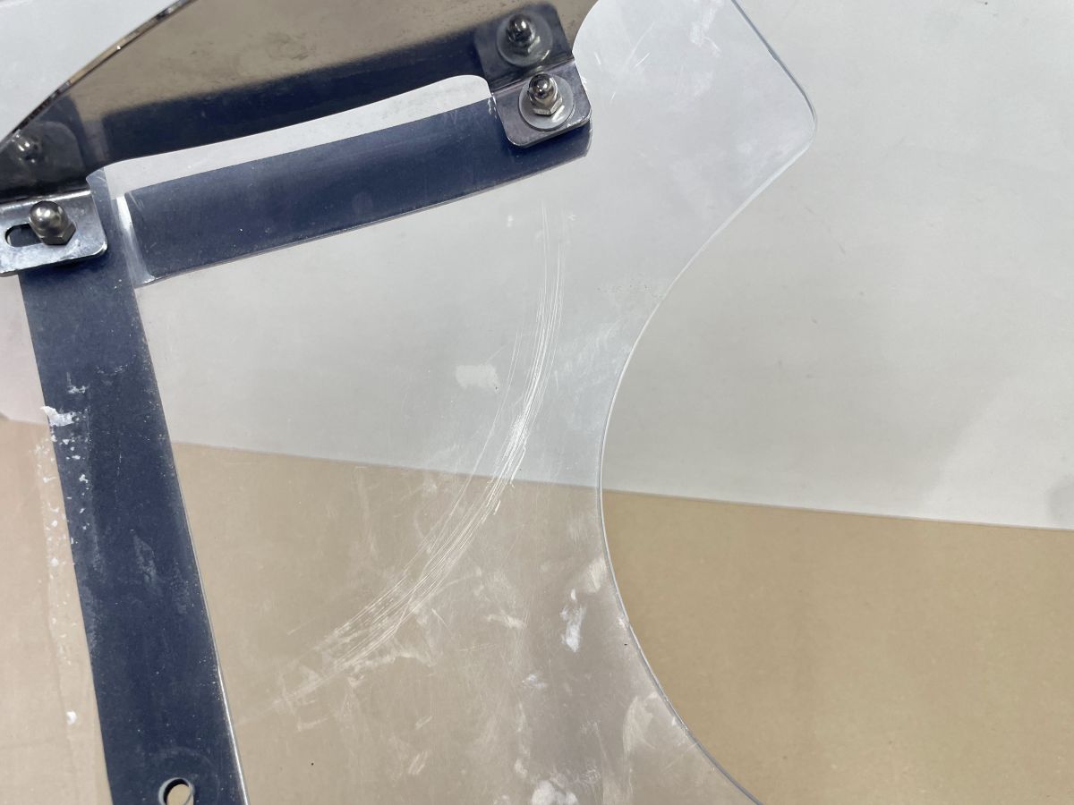 Windschild + Halterung Windschutzscheibe - Kawasaki Yamaha Suzuki Honda (118-W)
