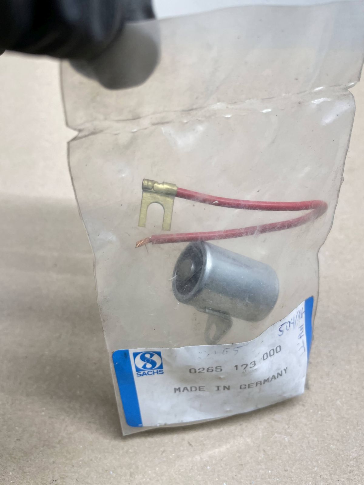 SACHS Kondensator 0265 173 000 NOS  - Sachs 504/1B Motor ? Hercules DKW (39-31)