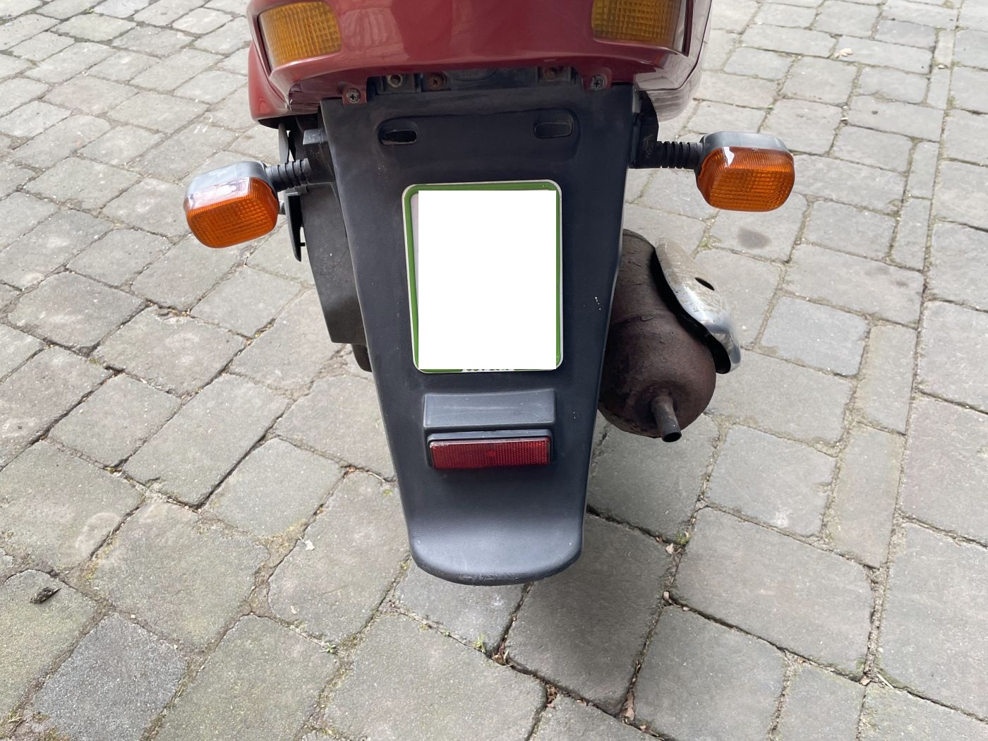 Kymco KB 50 - Spritzschutz Blinker Heck Abdeckung Verkleidung flasher (117)