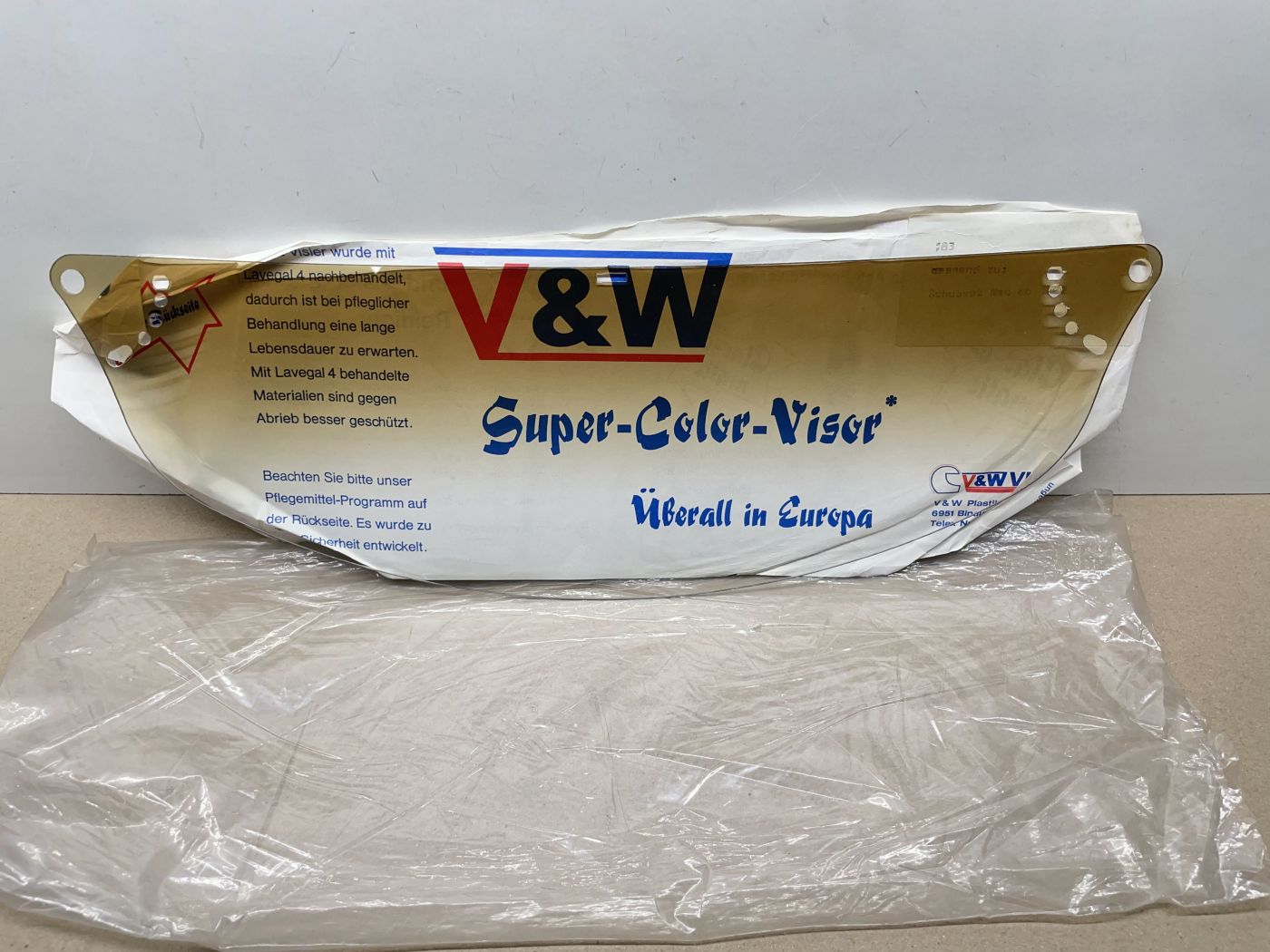 Schuberth Visier Super Visor 82 Braun getönt verlaufend NOS Helmvisier (106)
