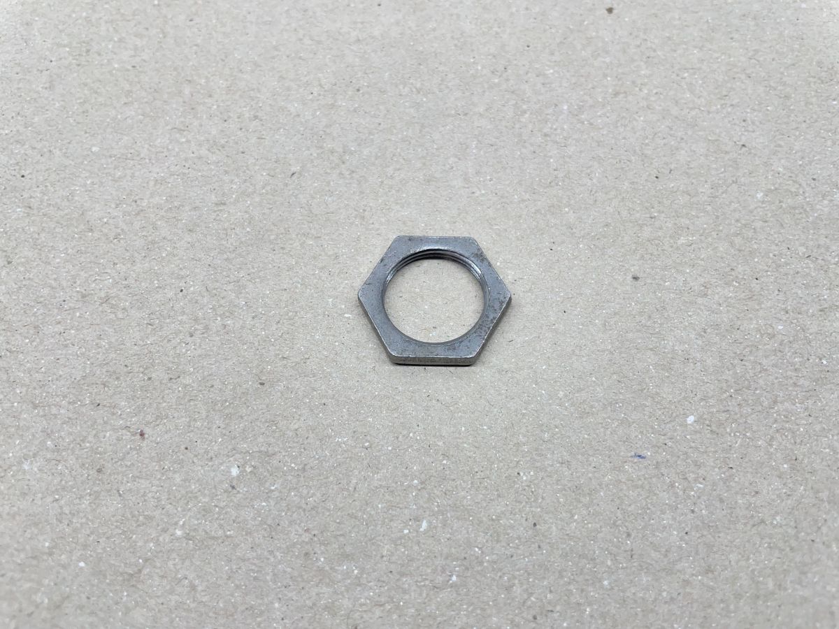 1x Sicherungsmutter M18 Dicke 3mm NOS Fahrrad Glockenlager Tretlager  (39-41R)