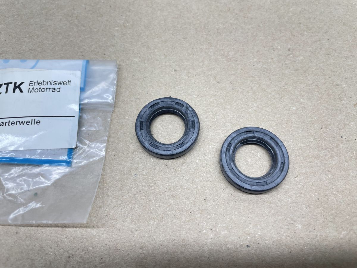 Franco Morini FM65 - 2x Dichtring Kickstarterwelle gear selector shaft seal (118-21)