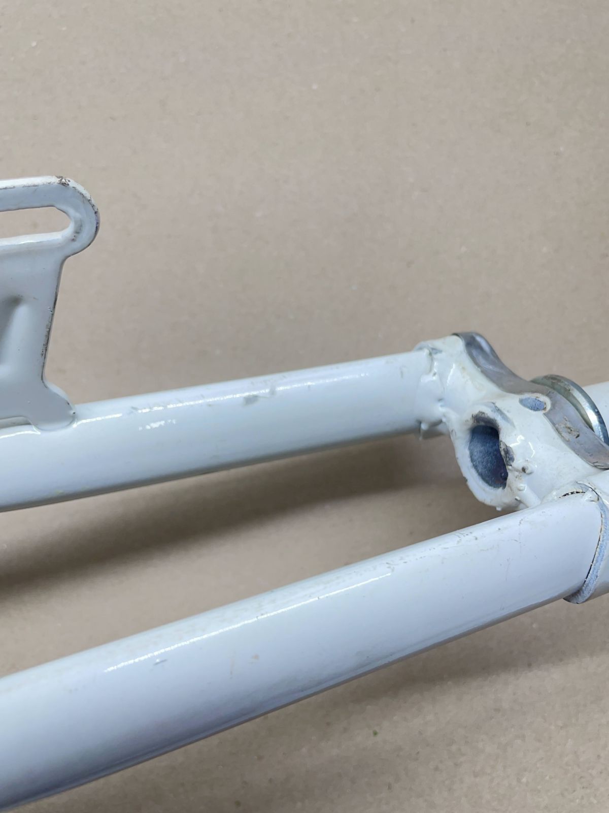 28"  Sportgabel 1"  Weiß  NEU  Schaftlänge 270mm Starrgabel (GB3)