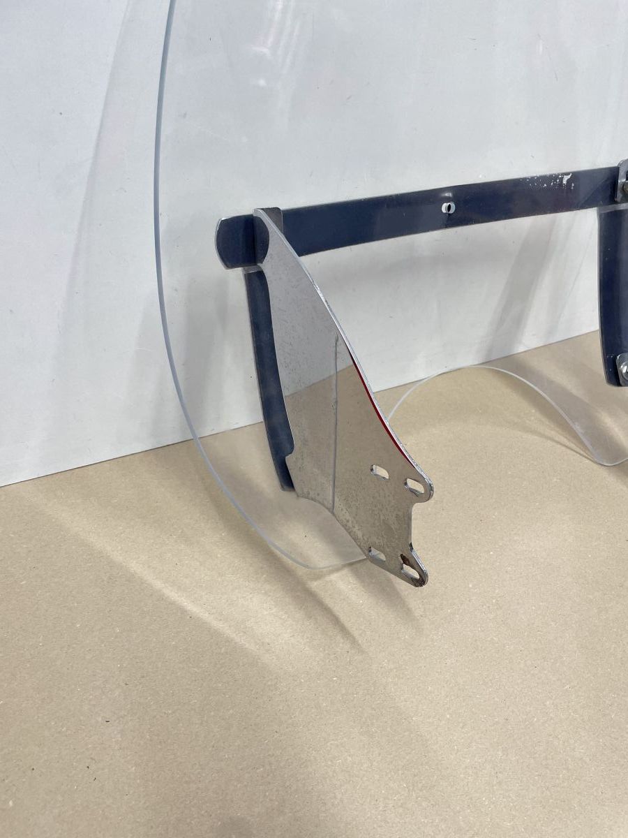 Windschild + Halterung Windschutzscheibe - Kawasaki Yamaha Suzuki Honda (118-W)