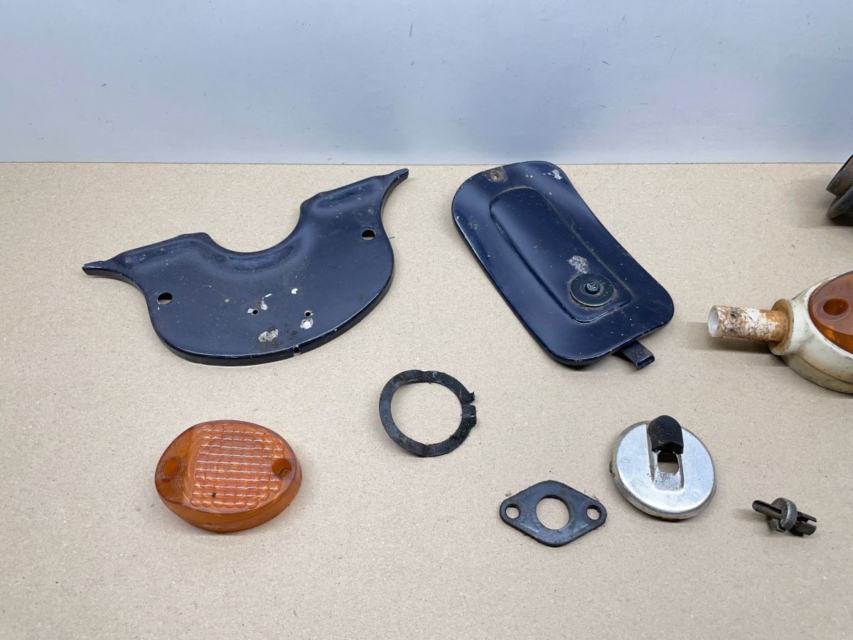 Simson Schwalbe original Teile Fußrasten Gasgriff Blinker Verkleidung Luftfilter