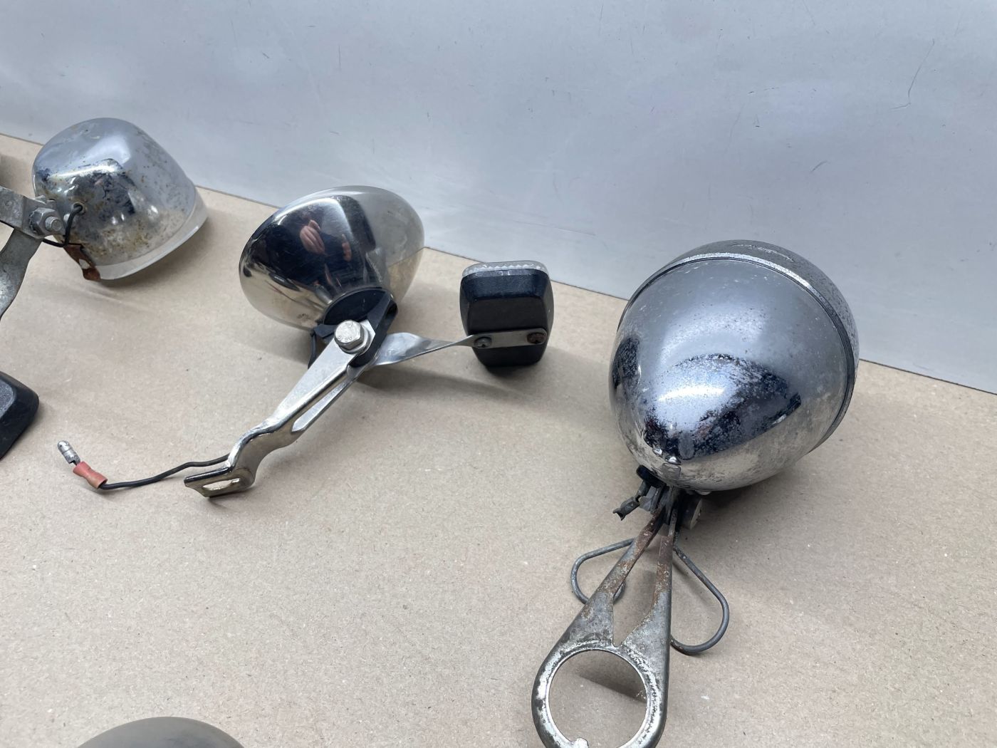 9x Scheinwerfer Fahrrad Licht Lampe Reflektor Basta Lumotec Spartamet (112)