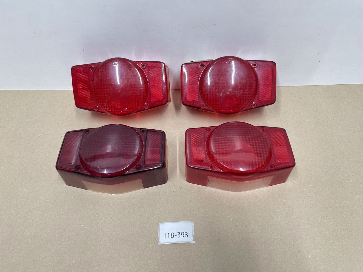 4x Rücklichtglas taillight lens - Honda CB 200 350 400 450 500 550 750  (118-14)