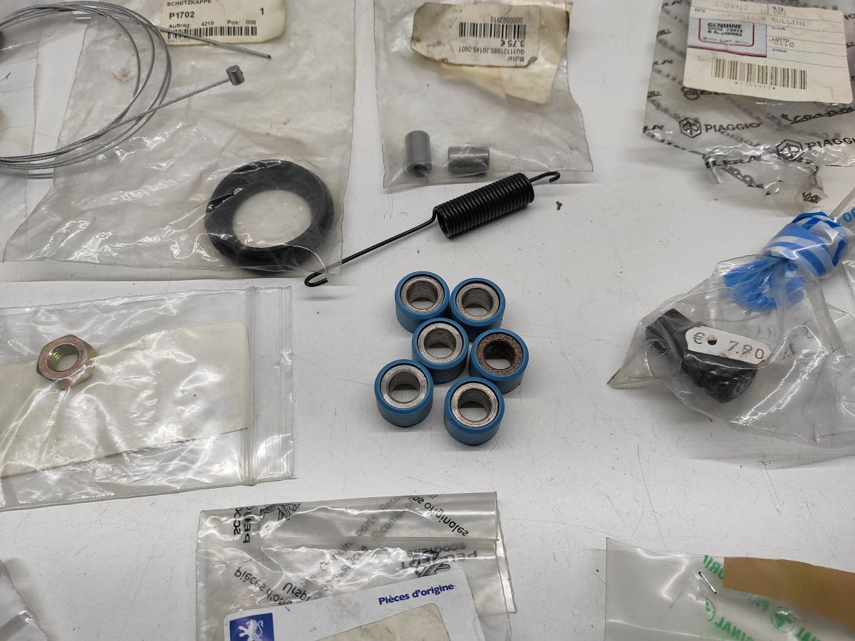 Piaggio Vespa Peugeot Schloss Tachowelle Bremshebel E-Start Hebel Vario Feder