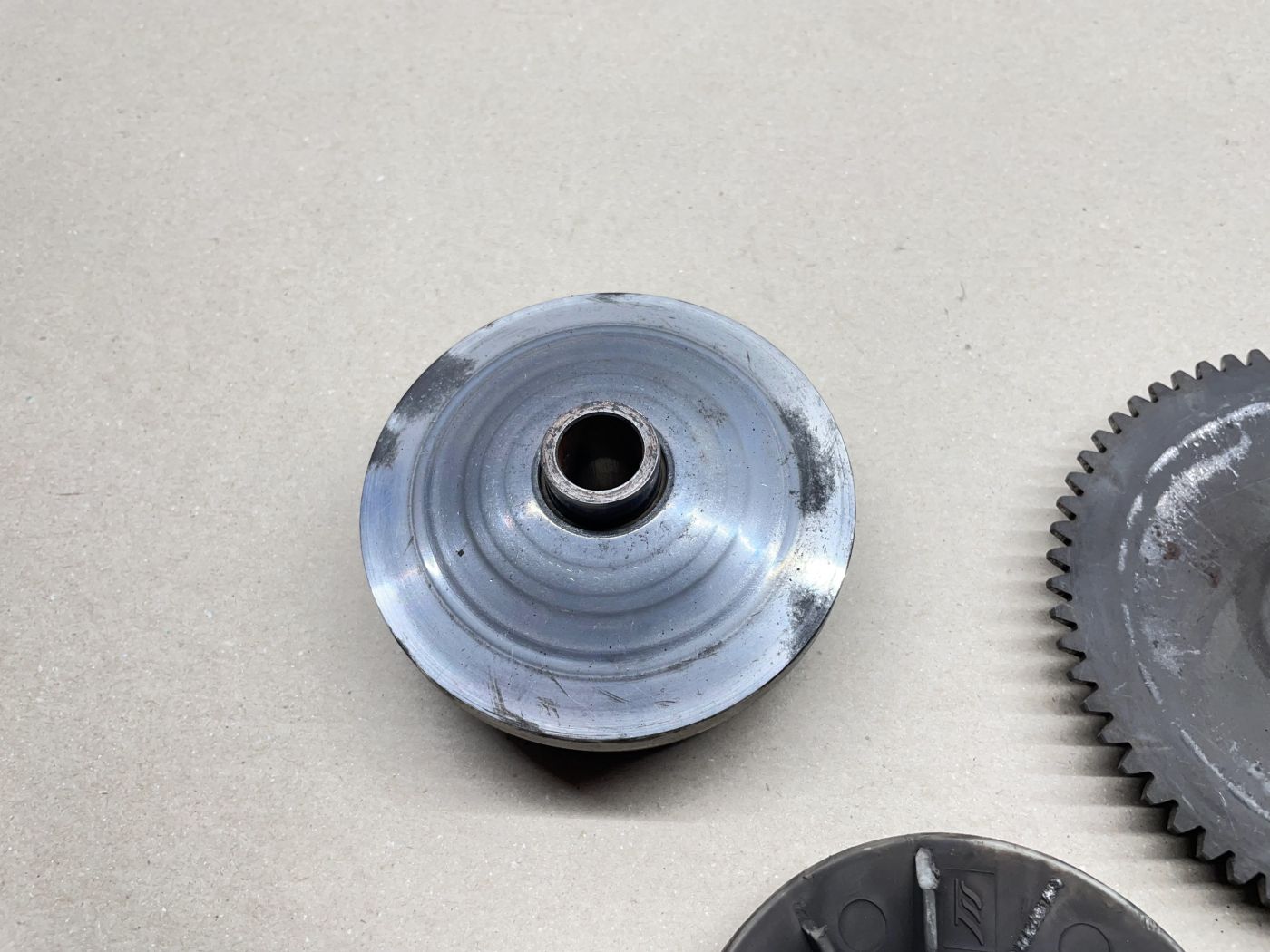 Rex RS 450 -  original Variomatik Riemenscheibe Mitnehmer Lüfterrad (102-15)