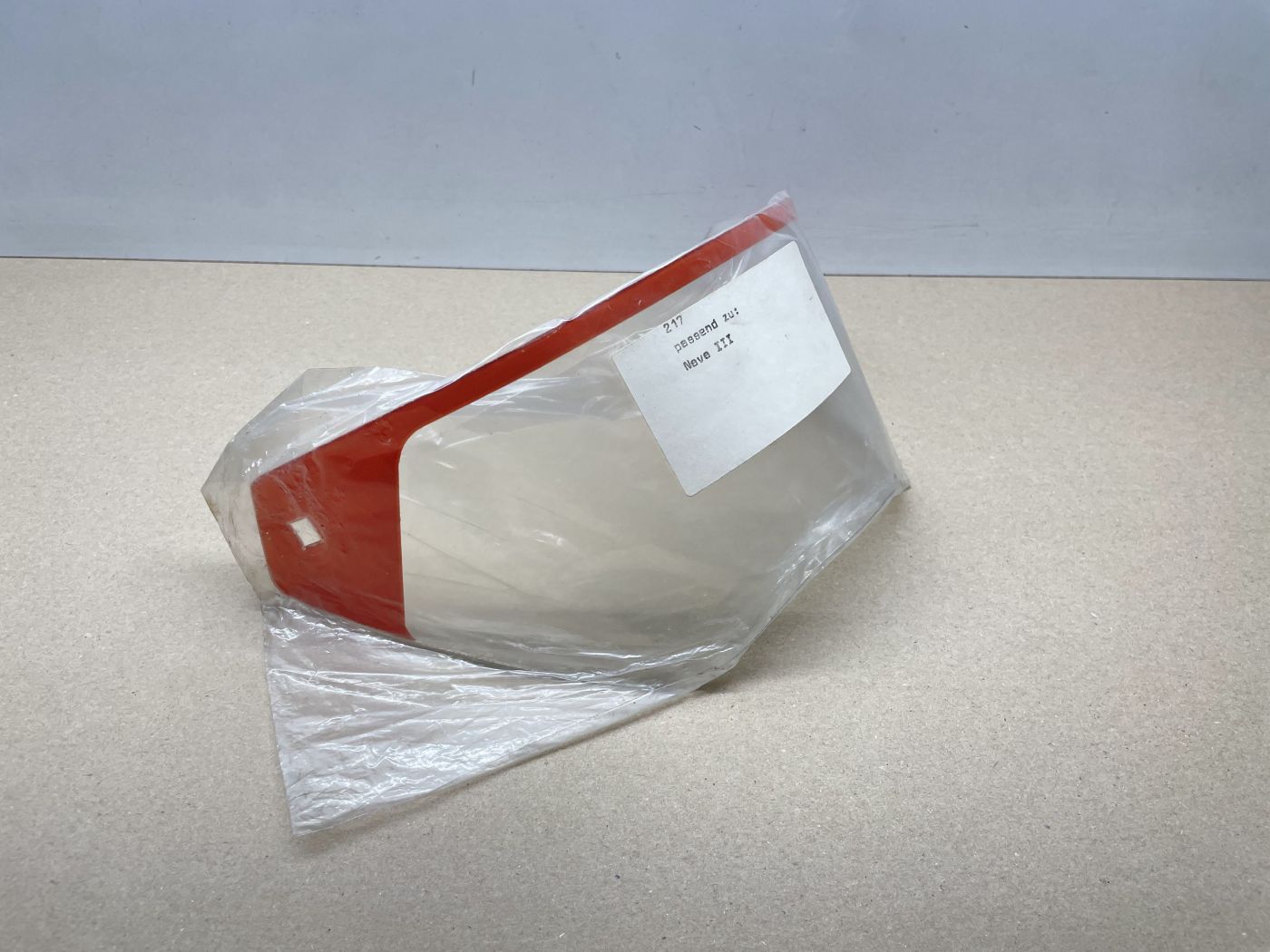 Nava 3 Helmvisier Rot Schutzvisier Helm NOS NEU Mofa Moped Roller  (106)