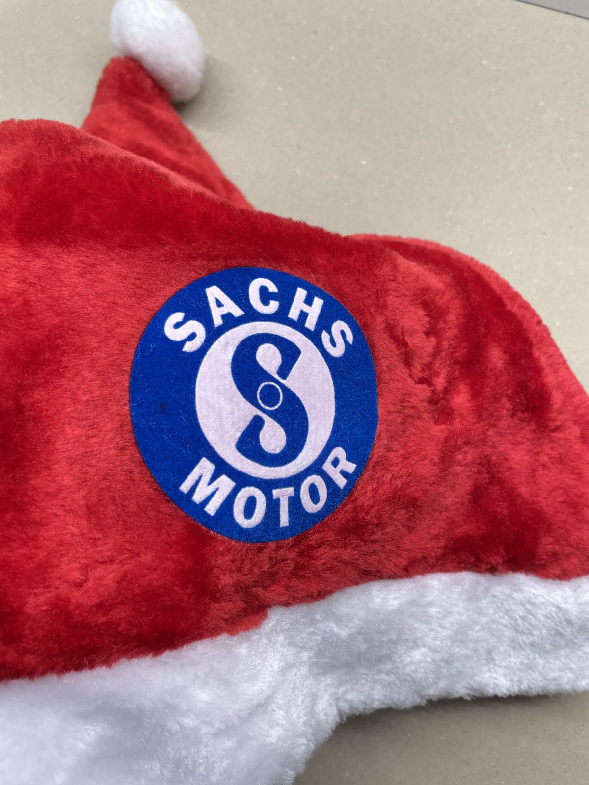 Weihnachtsmütze mit Sachs Motor Logo Nikolausmütze Hercules KTM DKW 505 506 (94T)