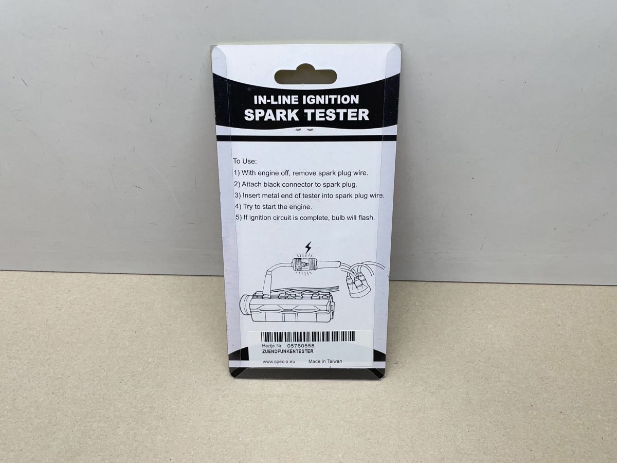 Zündfunkentester Zündkerzentester Zündstromtester Roller Motorrad Moped (94-275)